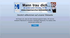 Desktop Screenshot of maennerchor-lottstetten.de